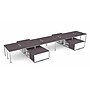 Boss Office Products Simple System 60"W Desk with Storage Cabinet, Driftwood, 8/Set (SGSD026-101)~#|#~E7E1C7DD-3655-44E3-81C1ABBDE0275EAF_sc7