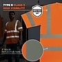 GloWear 8367 High Visibility Short Sleeve T-Shirt, ANSI Type R Class 3, Orange, 5XL (22049)~#|#~E7E22828-6E22-41B0-8ACA70EAB0292DF5_sc7