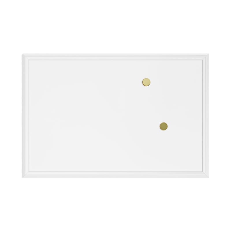 U Brands Magnetic Painted Steel Dry-Erase Board, Wood Frame, 17" x 23" (7080U00-01) image 1