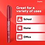 Staples Duramark Permanent Marker, Fine Tip, Red, Dozen (ST62951)~#|#~E7E72917-BAB0-48AF-95E8AB4F0DB625EA_sc7