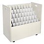 AdirOffice 50-Slot Mobile Roll File, Lockable, 28.5"H x 30"W x 15.75"D, White (626-WHI-KIT1)~#|#~E7E74AAB-9043-43B0-B0229EEE1518378D_sc7