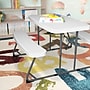 Flash Furniture Paige Rectangular Folding Kids Picnic Table and Benches, 32.625" x  37.5", White (RBEBB2432FD2WH)~#|#~E7E8D654-0374-482D-8883EF8D8A41FAD5_sc7