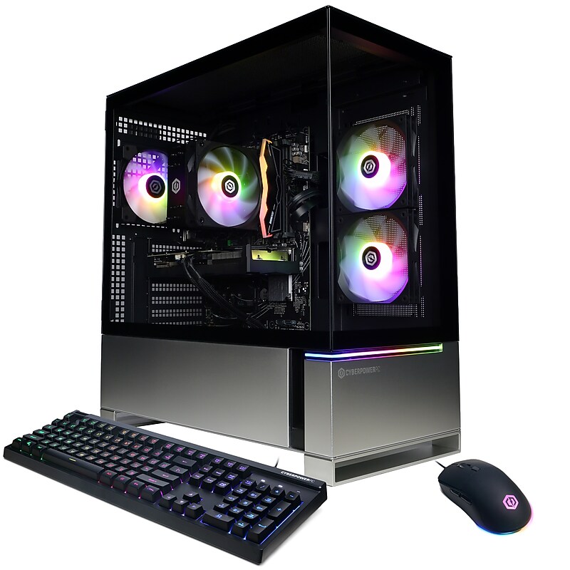 CyberPowerPC Gaming Desktop Computer, AMD Ryzen 5 8400F, GeForce RTX 5050 8GB, 16GB RAM, 1TB SSD, Windows 11 Home image 1