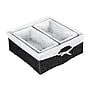 Household Essentials Woven Storage Wicker Basket, Black, 3/Set (HE1099)~#|#~E7EA9906-9A57-4A3D-88520BCD4CC17E82_sc7