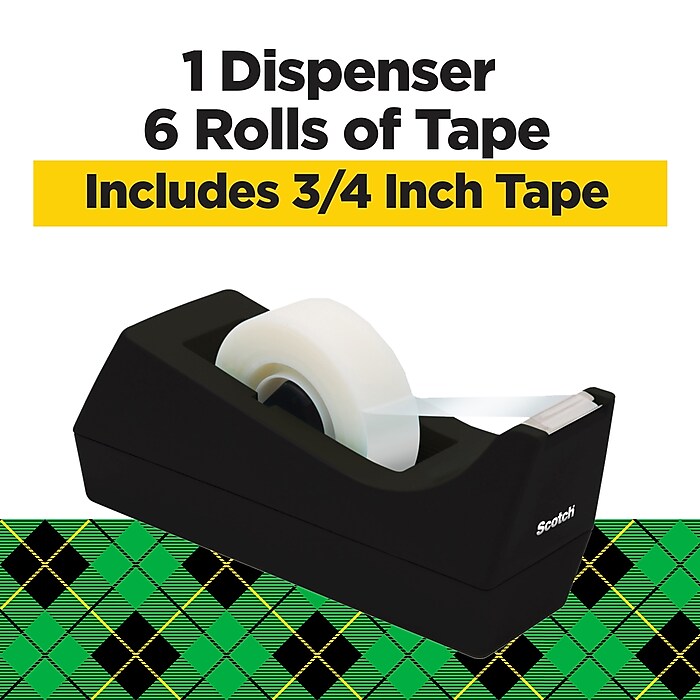 レビュー高評価の商品 Scotch 0.75 Dispenser, With Tape Clear Invisible Magic サーフィン・ボディボード