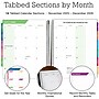 2026 Global Printed Products Rainbow Floral 8.5" x 11" Weekly & Monthly Planner, Paperboard Cover (NRY26-DCY-53)~#|#~E7EE308A-754D-495D-890782F3B6C18CF7_sc7