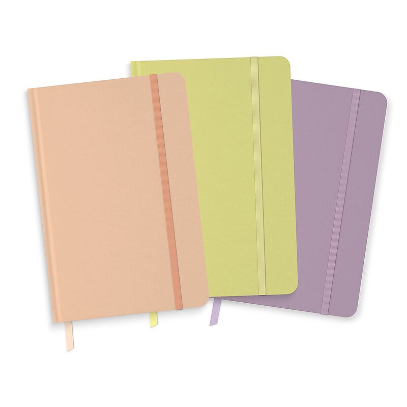 Southworth Peaceful Progress Journal, 5.5" x 8.25", Assorted Colors, 128 Pages, 3/Pack (91554) image 1