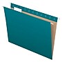 Pendaflex Recycled Hanging File Folders, 1/5 Tab, Letter Size, Teal, 25/Box (81614)~#|#~E7F0D100-66D7-496E-9ED0A5C5FE79DE14_sc7