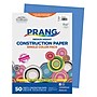 Prang 9" x 12" Construction Paper, Bright Blue, 50 Sheets/Pack, 10 Packs/Bundle (PAC7503-10)~#|#~E7F4B686-F478-4186-B8817546CB818C23_sc7