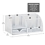 Mind Reader 7-Compartment Metal Desk Organizer File and Accessory Storage, White (JOEORG-WHT)~#|#~E7FA11B2-612C-49F6-9C82CB114893AE9A_sc7
