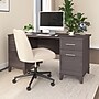 Bush Home Somerset 60"W Office Computer Desk with Drawers, Storm Gray (WC81528K)~#|#~E7FC4C49-34F1-49E1-BA6E30ADB79A6FF0_sc7