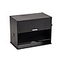 Mind Reader Plastic Straw Dispenser, Black (STRAWPUSH-BLK)~#|#~E7FCBE58-ED5F-4C6C-9F167DA11E8F821D_sc7