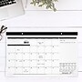 2026 AT-A-GLANCE 17.75" x 11" Monthly Desk Pad Calendar, White/Black (SK14-00-26)~#|#~E802E47B-B3E2-4363-BBF64B2BA6E1B6EE_sc7