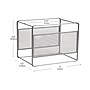 Mind Reader Metal File Organizer, Silver (BOXFILE-SIL)~#|#~E806675C-CB11-4202-A5D8222D7ABECB54_sc7