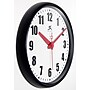 Infinity Instruments 15" Impact Commercial Analog Wall Clock, Black~#|#~E807DB4E-889A-4555-9C33259F0DED67AF_sc7