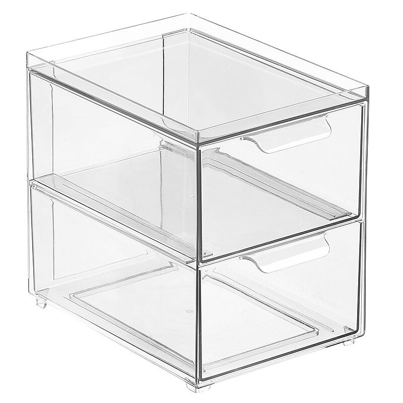 mDesign Plastic Organizer, Clear (25721RW) image 1