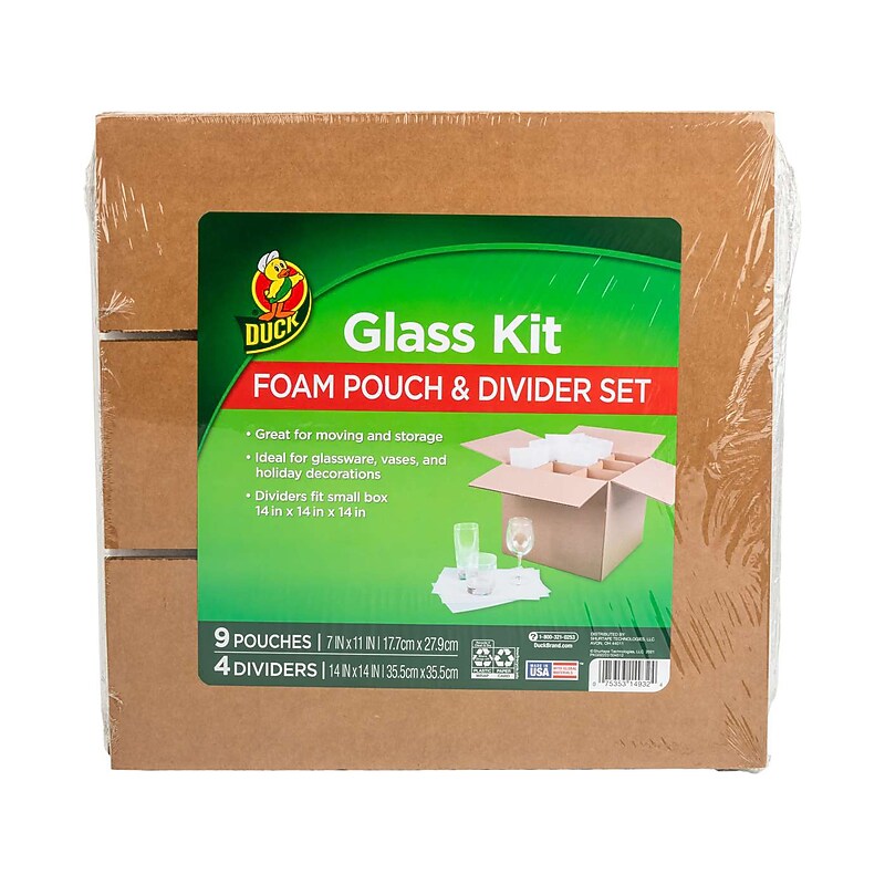 Duck Glass Moving Kit, White/Brown (287792) image 1