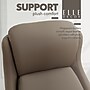 Elle Decor Rivendell AIR Lumbar Ergonomic Vegan Leather Swivel Executive Chair, Mocha Brown (60124-MBRN)~#|#~E809D584-40DB-419D-BF2C5DF14CB10EB6_sc7