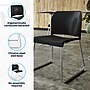 Flash Furniture Hercules Kenai Office Reception Stack Chair, Black Plastic/Chrome Frame (RUT239ANBKCR)~#|#~E80EC3E7-1B59-4756-B7B75BFDC38FC654_sc7