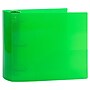 JAM Paper 4" 3-Ring Flexible Poly Binder, Green (PB75245GR)~#|#~E80F6231-10B1-4234-AA284541104E0221_sc7
