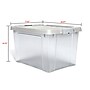 TRU RED 78.4 Qt Storage Bin with Latching Lid, Clear Plastic Tote, Large Stackable Storage Organizer~#|#~E8133709-D4CD-42BF-B7E9F59B64D23818_sc7