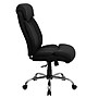 Flash Furniture HERCULES Series Armless Ergonomic Fabric Swivel Big & Tall Executive Office Chair, Black (GO1235BKFAB)~#|#~E8153269-075E-4310-B347A1BBCBB28E40_sc7