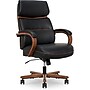 Finch NEO TWO Ergonomic Vegan Leather/Wood Swivel Executive Chair, Black (52373-BLK)~#|#~E817FCE3-DC81-4F00-B0A4FB1F82C21A9B_sc7