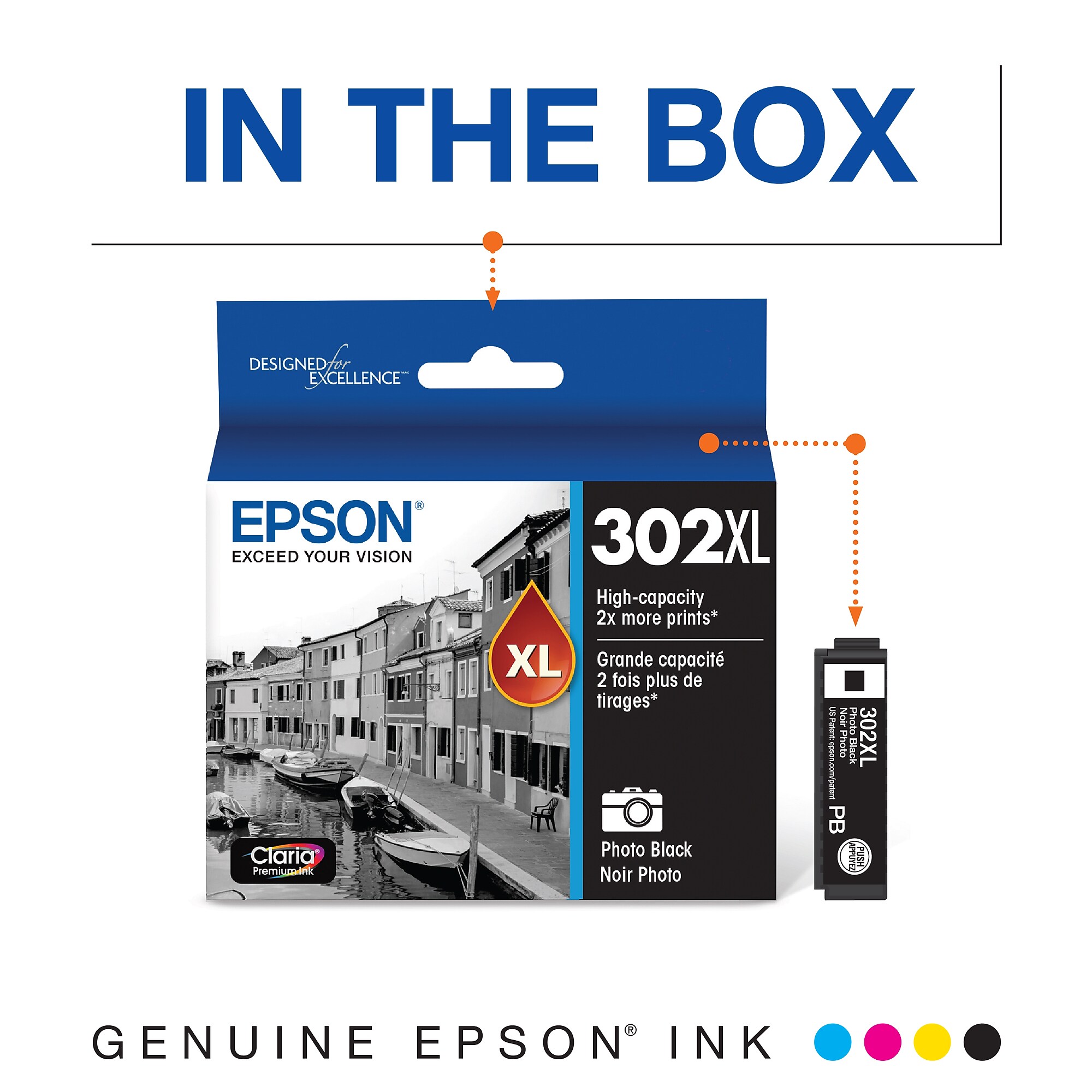 Epson T302XL Photo Black High Yield Ink Cartridge Sansujyuku sansujyuku.com