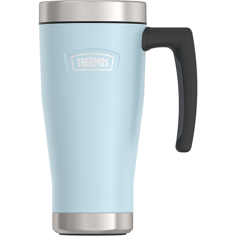 Thermos Icon Stainless Steel Vacuum Insulated Travel Mug, 16 oz., Glacier (EAIS1002GC4) image 1