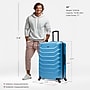 InUSA Endurance 33.27" Hardside Suitcase, 4-Wheeled Spinner, TSA Checkpoint Friendly, Teal (IUEND00XL-TEA)~#|#~E82A5D9E-1ACD-4A79-901B0D719496374B_sc7