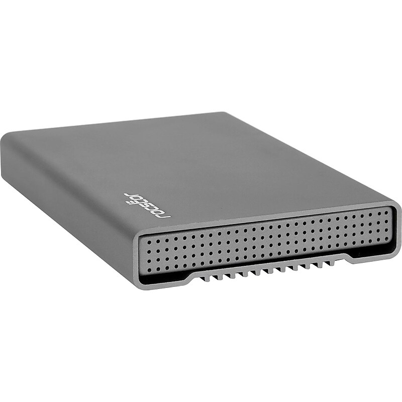 Rocstor Rocpro P33 2TB External USB-Type-C Portable Hard Drive, Gray (GP3606-01) image 1