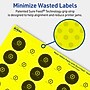Avery Laser/Inkjet Multipurpose Circle Labels, 1" Dia., Neon Yellow, 480/Pack (94500)~#|#~E831D0EC-3187-4A43-914584C256EDB467_sc7