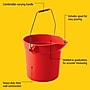 Rubbermaid Round Brute Bucket, 10 Quart, Red (FG296300RED)~#|#~E8329262-1460-4648-AB296996CBD27CA8_sc7
