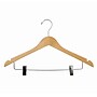 Nahanco 17" Wood Lacquered Ladies' Suit Hanger, Natural, 100/Box (7117RCCH)~#|#~E834DFF9-E3CA-4208-AFDA2ADF6368FD0B_sc7