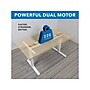 Mount-It! Ultimate 55"W Electric Rectangular Adjustable Standing Desk, Maple/White (MI-18077)~#|#~E837B4B8-B83D-4FE7-B7FD056106A9DE3C_sc7
