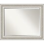 Amanti Art Parlor Silver Frame Wall Mirror, 27.5" x 33.5" (A42674593565)~#|#~E83B3327-8F9F-43A6-8D4D1B30CA1D0CDB_sc7
