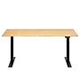 FlexiSpot E7COMMERCIAL 72''W Electric Adjustable Standing Desk, Bamboo/Black (E7BCOM7230-LBZB)~#|#~E83B4FC7-E0EE-4600-AAD3E3E65DF02AA8_sc7