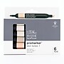 Winsor & Newton Promarker Dual-Tip Alcohol Based Marker, Skin Tones 1, 6/Pack (WNX0290114)~#|#~E8436F7A-AFF8-477B-9C443952B3FC4308_sc7