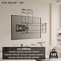 Mount-It! ADA Compliant Full Motion TV Wall Mount With Ultra-Slim Profile For 43" to 90" Screens,130 lbs. Max. (MI-309)~#|#~E8456455-28A8-4C34-8CD7FC93541D21DE_sc7