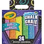 Crayola Glitter Scintillants Sidewalk Chalk, 24/Box (518300)~#|#~E8475C8D-2F4A-4403-B42EC5ED34D05725_sc7