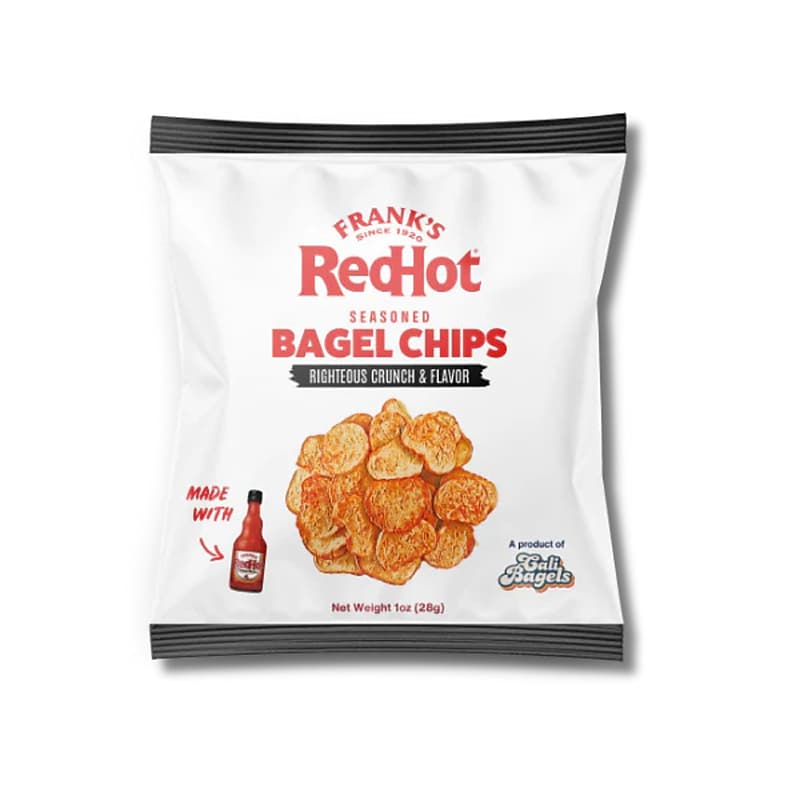 Frank's Red Hot Seasoned Bagel Chips, 1 oz., 48/Pack (220-02687) image 1