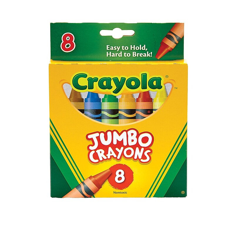 8 Ct Jumbo Crayons image 1