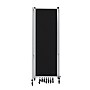 National Public Seating Robo Series 11-Panel Folding Mobile Room Divider, 72"H x 256"W, Black Fabric (RDG6-11PT10)~#|#~E853C671-716E-4CF9-B3D5A557BAA9F384_sc7