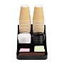 Mind Reader Plastic 7 Compartment Coffee Cup and Condiment Organizer, Black (COMP7-BLK)~#|#~E855A49D-9E6F-4453-BD45FF66AC4972B5_sc7