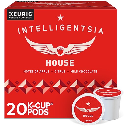 Intelligentsia House Coffee Keurig® KCup® Pods, Light Roast, 20/Box