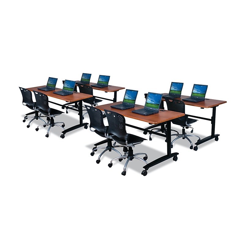 MooreCo™ Lumina Table Top, Rectangular, 72w x 24d, Cherry image 1