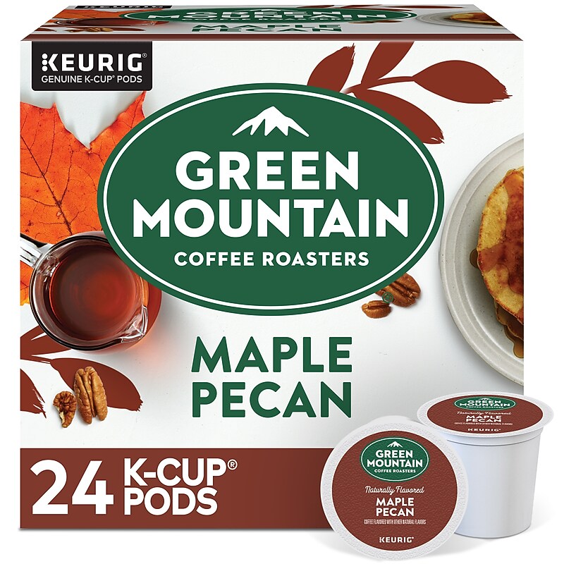 Green Mountain Maple Pecan Coffee, Keurig® K-Cup® Pods, Light Roast, 24/Pack (611247376744) image 1
