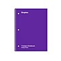 Staples 1-Subject Notebook, 8" x 10.5", College Ruled, 70 Sheets, Purple (ST27501C)~#|#~E859CE6A-E261-4E10-A6A872C1C3CF2D0A_sc7