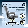 Serta Comfort Modern Ergonomic Bonded Leather Swivel Executive Chair, Gray (CHR10132C)~#|#~E85E02FB-DA8B-4B38-B5A319FD36B9C650_sc7