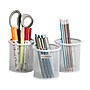 Mind Reader Metal Pen and Accessory Holder Desk Organizer, White, 3-Pieces (CLIPMESH3-WHT)~#|#~E8646AD2-1845-41EA-902FDDBF2C2E90BC_sc7